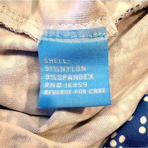 J McLaughlin Blue White Print Pull on Pants/Leggings Casual Workout Wear Sz XS - Picture 9 of 9